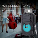 NewRixing NRG401C Outdoor Portable Karaoke Wireless Speaker High-Power Audio Amplifier, With Mic