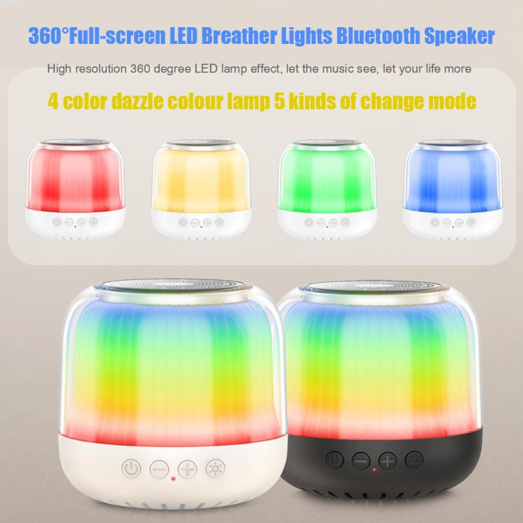 JY12 풀스크린 RGB LED 브리더 라이트 무선 블루투스 스피커
