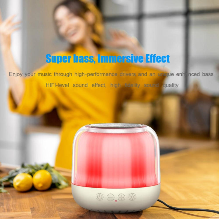 JY12 풀스크린 RGB LED 브리더 라이트 무선 블루투스 스피커