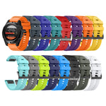 22mm Silicone Watch Strap, For Garmin Instinct 2, For Garmin epix, For Garmin Fenix 7
