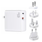 PD-65W USB-C / Type-C + QC3.0 USB 노트북 충전 어댑터, AU 플러그 / US 플러그 / EU 플러그 / UK 플러그, AU 플러그 / US 플러그 / EU 플러그 / UK 플러그