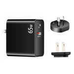 PD-65W USB-C / Type-C + QC3.0 USB 노트북 충전 어댑터, AU 플러그 / US 플러그, AU 플러그 / US 플러그
