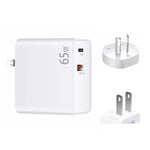 PD-65W USB-C / Type-C + QC3.0 USB 노트북 충전 어댑터, AU 플러그 / US 플러그, AU 플러그 / US 플러그