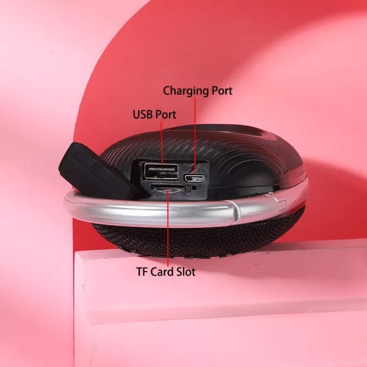 T&G TG321 TWS 휴대용 무선 야외 미니 스피커 LED 라이트 포함, TG321
