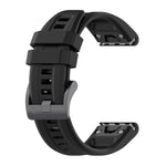 22mm Silicone Solid Color Watch Band, For Garmin Fenix 6, For Garmin Fenix 6 Pro, For Garmin Fenix 5