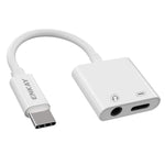 ENKAY ENK-AT106 USB-C / 타입-C to 3.5mm 오디오 + 타입-C 헤드폰 & 충전 어댑터 데이터 케이블