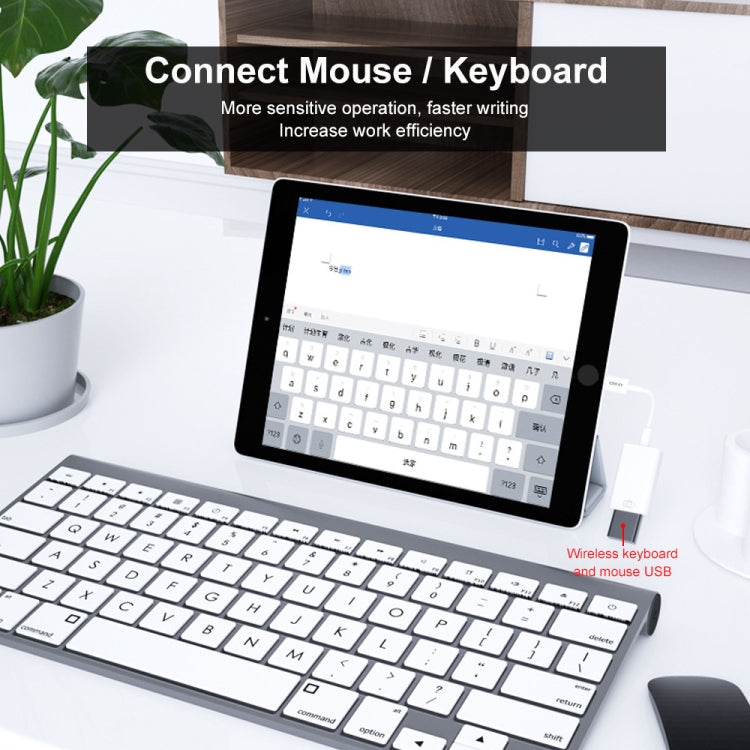 ENKAY ENK-AT108 8핀-USB 3.0 OTG 어댑터 데이터 케이블 iPhone / iPad용