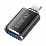 ENKAY ENK-AT110 8핀 수컷 to USB 3.0 암컷 알루미늄 합금 OTG 어댑터, ENK-AT110