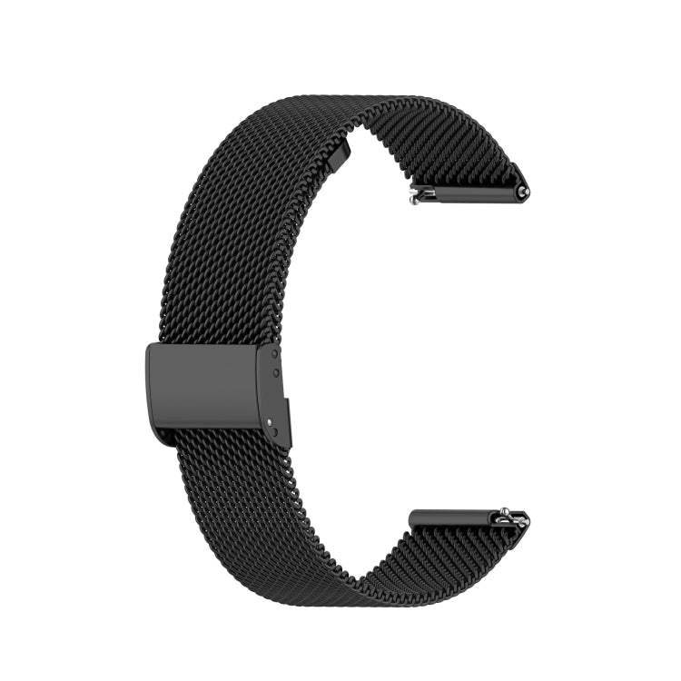 22mm Milan Metal Steel Mesh One Buckle Watch Band, For Huawei GT3 Pro 46mm