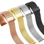 22mm Milan Metal Steel Mesh One Buckle Watch Band, For Huawei GT3 Pro 46mm