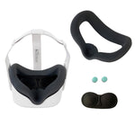 JD-391215 Oculus Quest2 세대 VR 아이 마스크 실리콘 커버 + 렌즈 커버 세트용