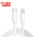 PD 35W 듀얼 USB-C / 타입-C 포트 충전기 타입-C to 8핀 데이터 케이블 포함, US 플러그, US 플러그 + 1m 8핀 케이블, US 플러그 + 1.5m 8핀 케이블, US 플러그 + 2m 8핀 케이블