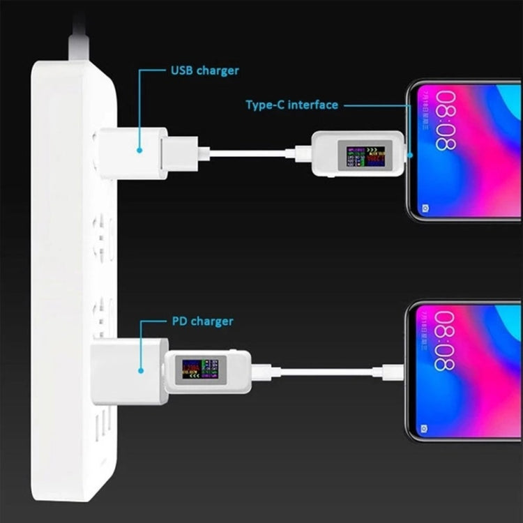 KWS-MX18 10 in 1 USB DC 테스터 전류 4-30V 전압계 타이밍 암미터 디지털 미터