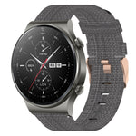 22mm Nylon Woven Watch Band, For Huawei Watch GT3 Pro 46mm, For Huawei Watch GT3 46mm, For Huawei Watch GT Runner, For Huawei Watch 3, For Huawei Watch 3 Pro, For Huawei GT2 Pro