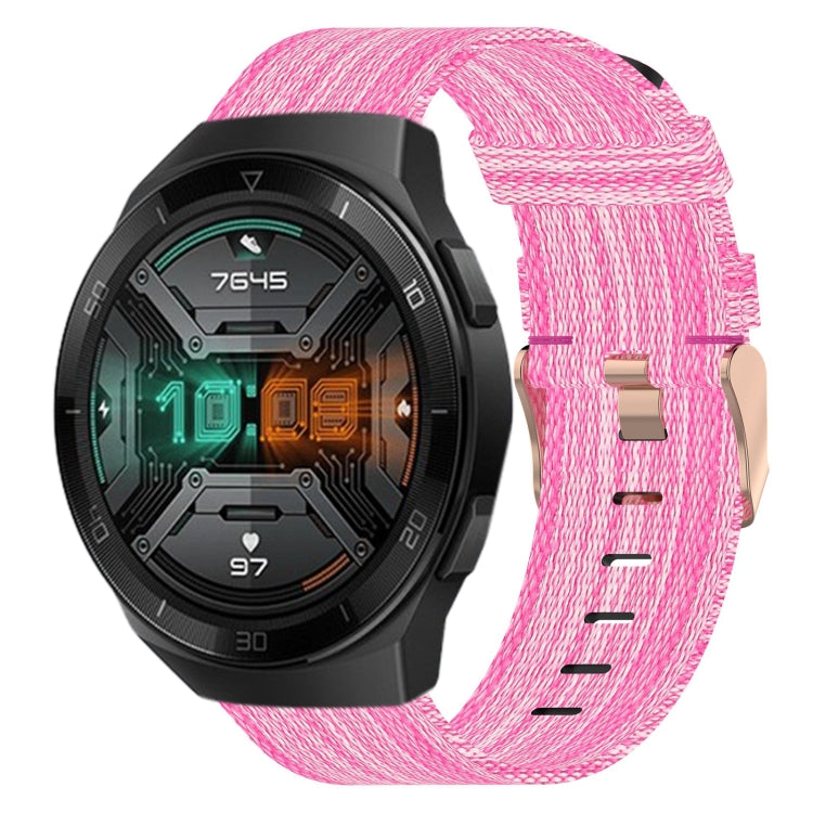 22mm Nylon Woven Watch Band, For Huawei Watch GT 2E, For Huawei GT2 46mm, For Honor Watch GS 3, For Honor Watch GS Pro, For Honor MagicWatch 2 46mm, For Honor Watch Dream