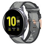 20mm Nylon Woven Watch Band, For Samsung Galaxy Watch Active 2 44mm, For Samsung Galaxy Watch Active 40mm, For Samsung Galaxy Watch 42mm, For Samsung Gear Sport, For Samsung Gear S2 Classic