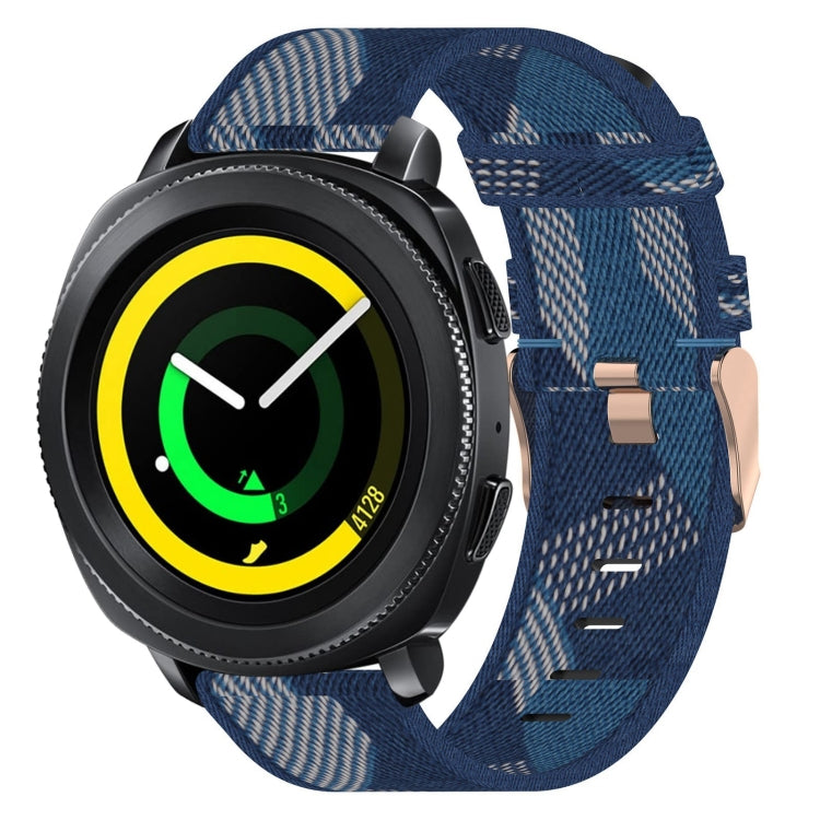 20mm Nylon Woven Watch Band, For Samsung Galaxy Watch Active 2 44mm, For Samsung Galaxy Watch Active 40mm, For Samsung Galaxy Watch 42mm, For Samsung Gear Sport, For Samsung Gear S2 Classic