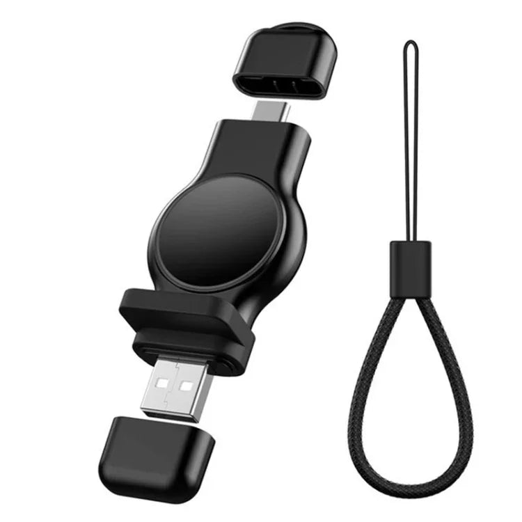 Apple Watch용 A05 2-in-1 Type C / USB-C to USB-A 자석 고속 무선 충전기