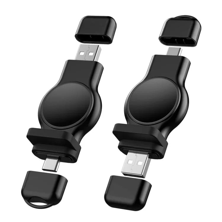 Apple Watch용 A05 2-in-1 Type C / USB-C to USB-A 자석 고속 무선 충전기