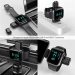 Apple Watch용 A05 2-in-1 Type C / USB-C to USB-A 자석 고속 무선 충전기
