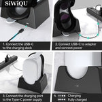 Oculus Quest 2 VR 충전 스탠드 VR 액세서리 호스트 저장 브래킷 충전 스탠드, VR 충전 스탠드