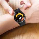 Protruding Head Silicone Strap Silver Buckle, For Samsung Galaxy Watch Active2 40mm/44mm 20mm, For Samsung Galaxy Watch Active 40mm 20mm, For Samsung Galaxy Watch 42mm 20mm, For Samsung Galaxy Gear Sport/S2 Classic 20mm
