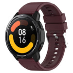 Protruding Head Silicone Strap Silver Buckle, For Samsung Galaxy Watch Active2 40mm/44mm 20mm, For Samsung Galaxy Watch Active 40mm 20mm, For Samsung Galaxy Watch 42mm 20mm, For Samsung Galaxy Gear Sport/S2 Classic 20mm