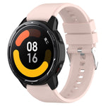 Protruding Head Silicone Strap Silver Buckle, For Samsung Galaxy Watch Active2 40mm/44mm 20mm, For Samsung Galaxy Watch Active 40mm 20mm, For Samsung Galaxy Watch 42mm 20mm, For Samsung Galaxy Gear Sport/S2 Classic 20mm