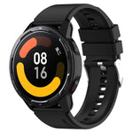 Protruding Head Silicone Strap Silver Buckle, For Samsung Galaxy Watch Active2 40mm/44mm 20mm, For Samsung Galaxy Watch Active 40mm 20mm, For Samsung Galaxy Watch 42mm 20mm, For Samsung Galaxy Gear Sport/S2 Classic 20mm