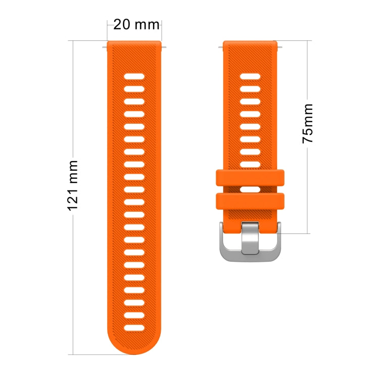 20mm 실리콘 트윌 시계줄, 삼성 갤럭시 워치 4 40mm용, 삼성 갤럭시 워치 4 44mm용, 삼성 갤럭시 워치 4 클래식 42mm용, 삼성 갤럭시 워치 4 클래식 46mm용
