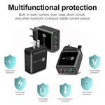 45W PD3.0 + 2 x QC3.0 USB Multi Port Charger with Type-C to Type-C Cable, US Plug, US Plug + Type-C to Type-C Cable