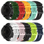 22mm 체크 무늬 투톤 실리콘 시계줄, 삼성 갤럭시 워치3 45mm용, 삼성 갤럭시 워치 46mm용, 삼성 기어 S3 클래식용, 삼성 기어 S3 프론티어용