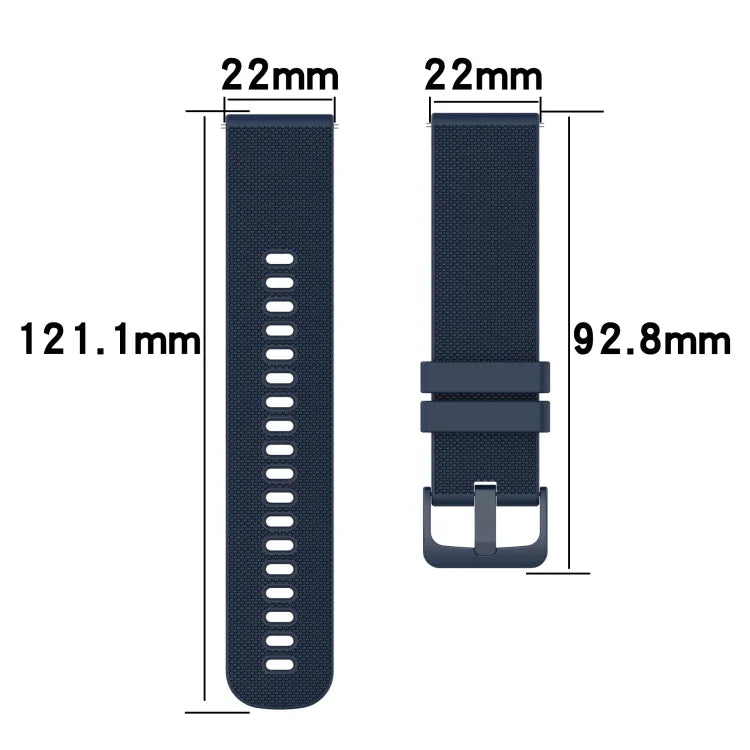 22mm 체크 무늬 투톤 실리콘 시계줄, 삼성 갤럭시 워치3 45mm용, 삼성 갤럭시 워치 46mm용, 삼성 기어 S3 클래식용, 삼성 기어 S3 프론티어용