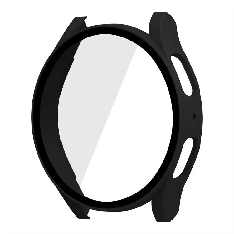 삼성 갤럭시 워치5 44mm용 ENKAY Hat-Prince 전체 커버 PC 프레임 + 9H 강화유리 케이스