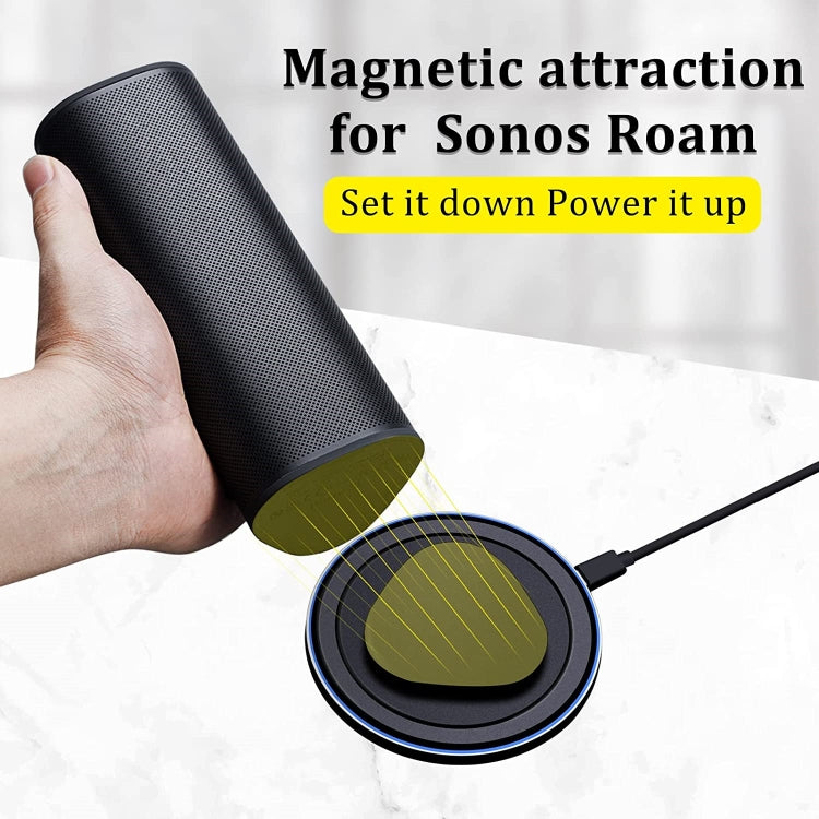 Sonos Roam 블루투스 스피커용 자석 무선 충전기 충전 도크, Sonos Roam용