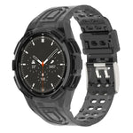 아머 일체형 TPU 더블 핀 버클 스마트 워치 밴드, 삼성 갤럭시 워치4 40mm용, 삼성 갤럭시 워치4 클래식 46mm용