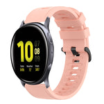 20mm Solid Color Soft Silicone Watch Band, For Samsung Galaxy Watch Active 2 44mm, For Samsung Galaxy Watch 42mm