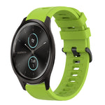 20mm Solid Color Soft Silicone Watch Band, For Garmin Garminmove Style, For Garmin Forerunner 645 Music