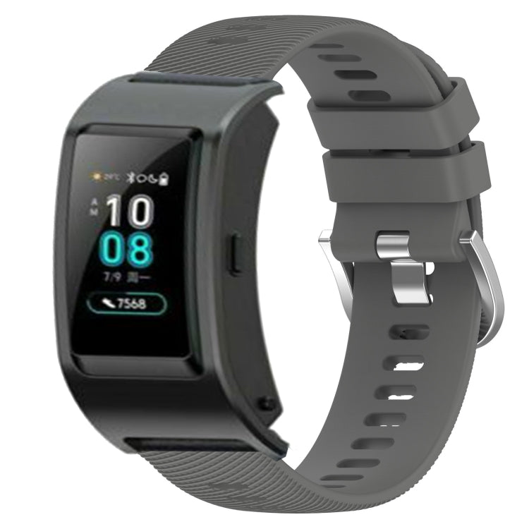 18mm Solid Color Silicone Watch Band, For Huawei Band B5, For Honor S1