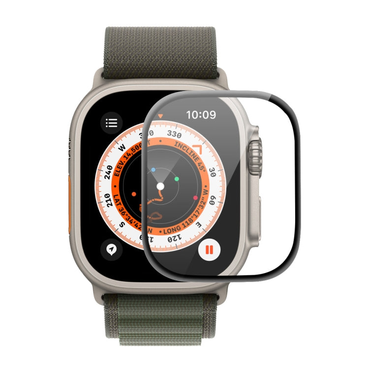 ENKAY 3D 소프트 PC 엣지 PMMA 스크린 필름 Apple Watch Ultra / Ultra 2 / Ultra 3 49mm용, 1개, 2개, 5개, 10개