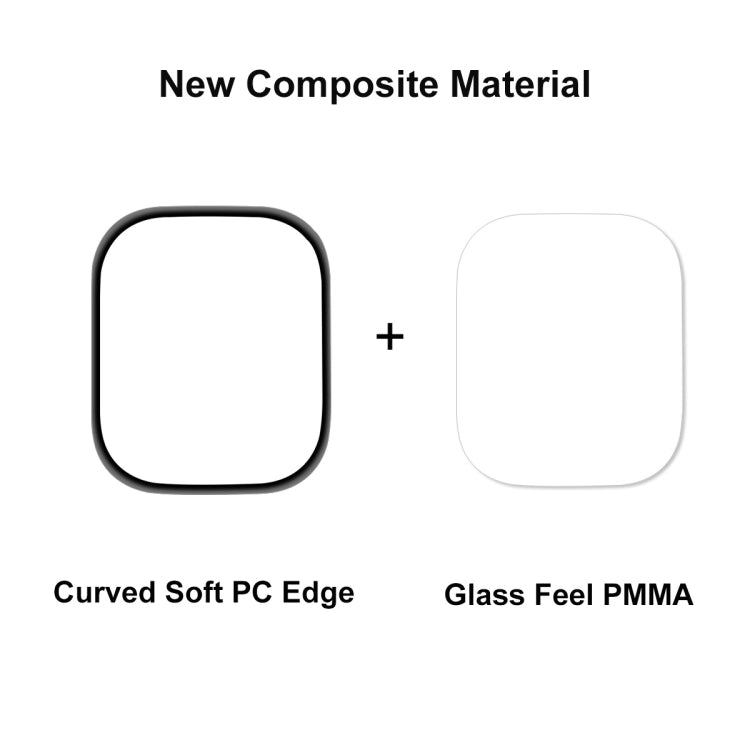 ENKAY 3D 소프트 PC 엣지 PMMA 스크린 필름 Apple Watch Ultra / Ultra 2 / Ultra 3 49mm용, 1개, 2개, 5개, 10개