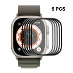 ENKAY 3D 소프트 PC 엣지 PMMA 스크린 필름 Apple Watch Ultra / Ultra 2 / Ultra 3 49mm용, 1개, 2개, 5개, 10개