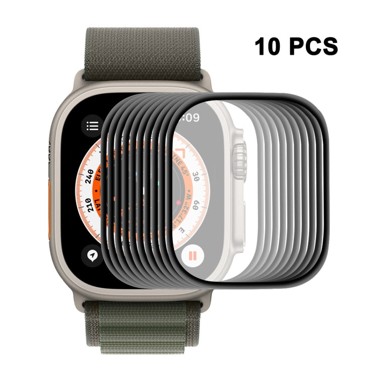 ENKAY 3D 소프트 PC 엣지 PMMA 스크린 필름 Apple Watch Ultra / Ultra 2 / Ultra 3 49mm용, 1개, 2개, 5개, 10개