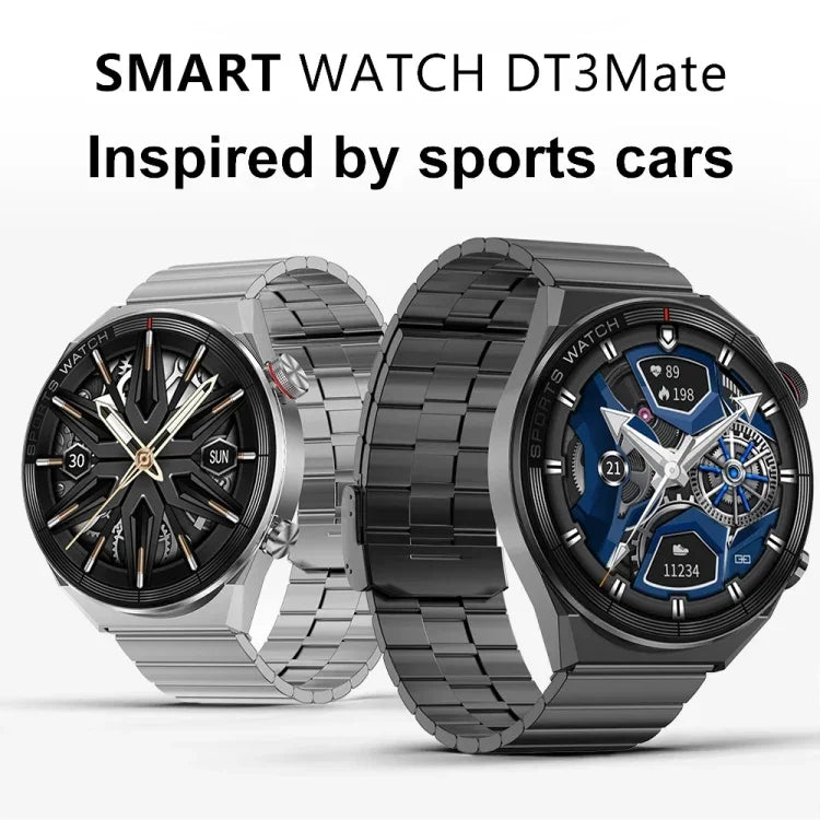 DT3 Mate 1.5인치 컬러 스크린 스마트 워치, 심박수 모니터링 / 혈압 모니터링 지원