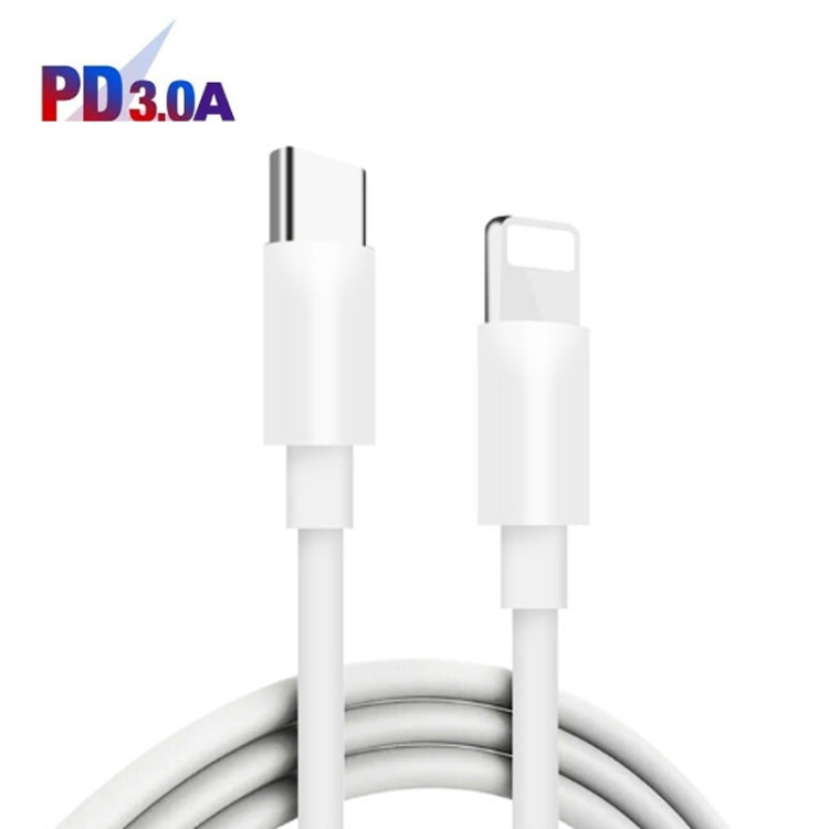 65W 듀얼 PD Type-C + 3 x USB 다중 포트 충전기 3A Type-C to 8핀 데이터 케이블 포함, 미국 플러그, 미국 플러그 + Type-C to 8핀 케이블