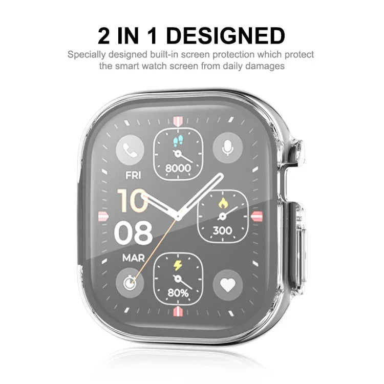 Apple Watch Ultra / Ultra 2 49mm용 ENKAY 풀 커버리지 투명 소프트 TPU 케이스 및 화면 보호 필름