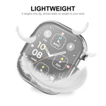Apple Watch Ultra / Ultra 2 49mm용 ENKAY 풀 커버리지 투명 소프트 TPU 케이스 및 화면 보호 필름