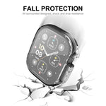 Apple Watch Ultra / Ultra 2 49mm용 ENKAY 풀 커버리지 투명 소프트 TPU 케이스 및 화면 보호 필름