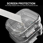 Apple Watch Ultra / Ultra 2 49mm용 ENKAY 풀 커버리지 투명 소프트 TPU 케이스 및 화면 보호 필름