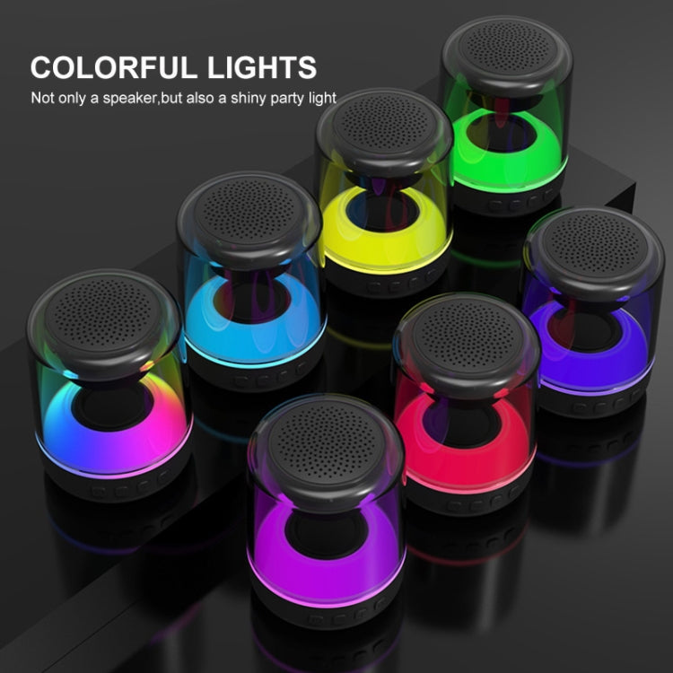 ENKAY Hat-Prince Portable RGB Light Wireless Bluetooth Speaker, S, L